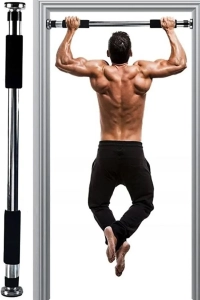 Delta Krom Kapı Barfiksi Barı Mekik Çekme Aleti (60-100 cm Arası)